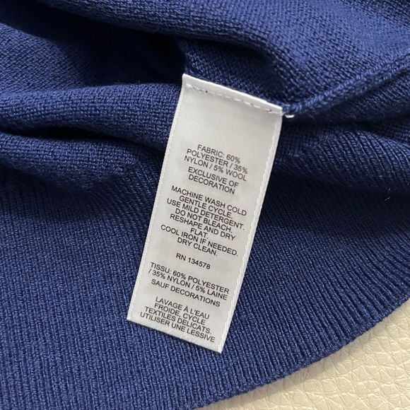 NWT - Vineyard Vines USA Flag Men’s Wool Blended Sweater - Size L - Picture 7 of 7